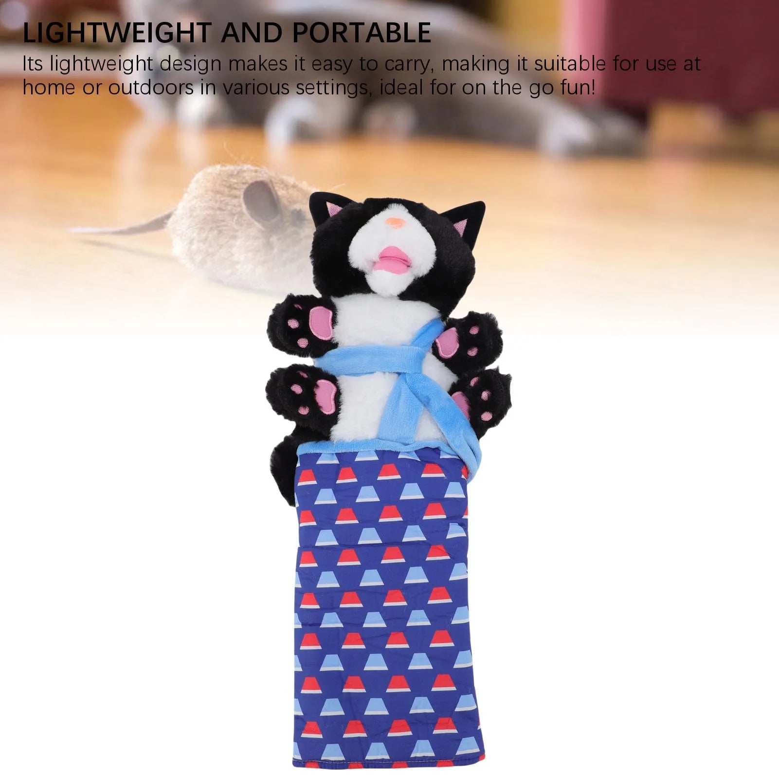 Katzen- Raufspielzeug aus Plüsch