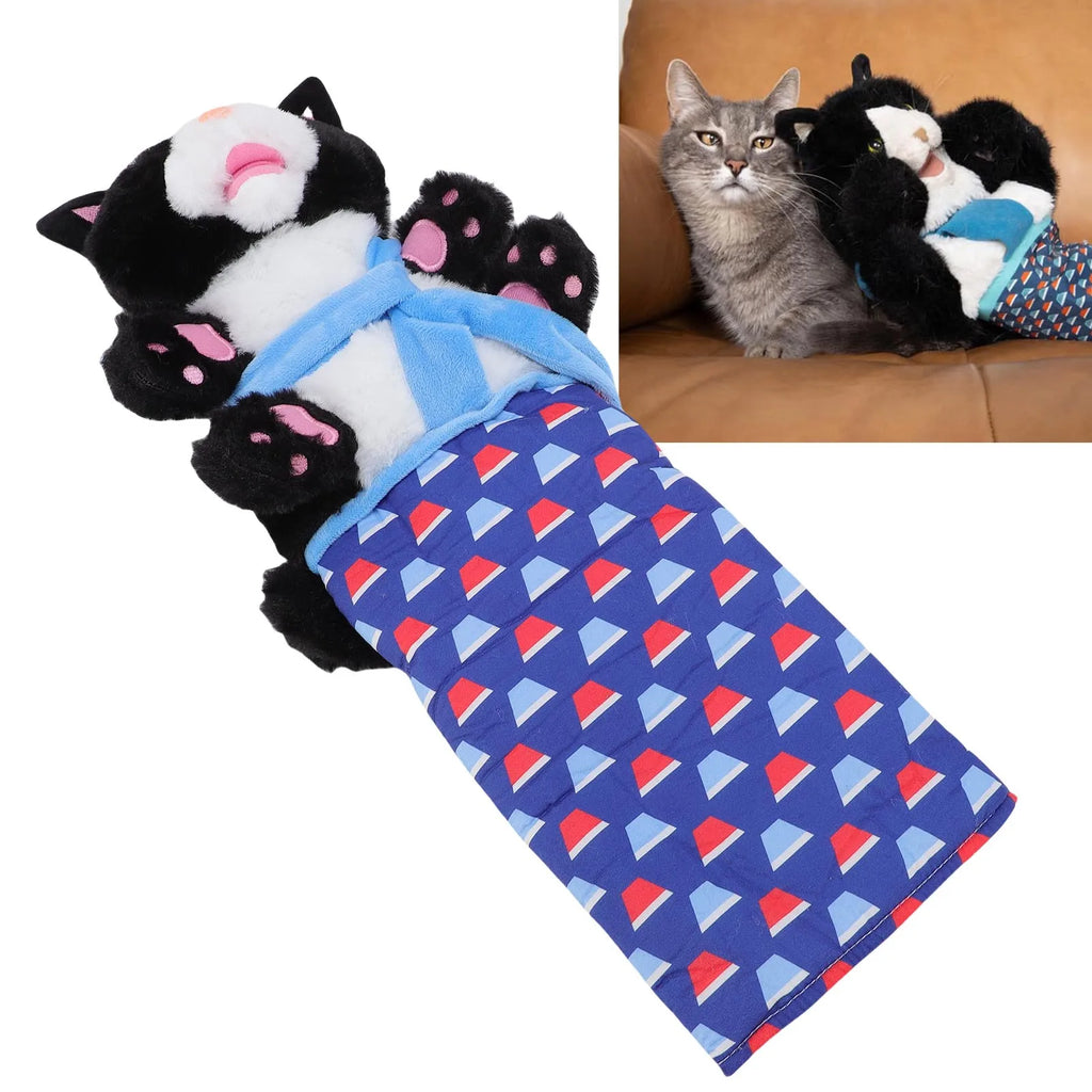 Katzen- Raufspielzeug aus Plüsch